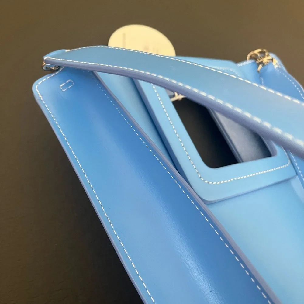 Staud Leather Blue Bag - Picture 4 of 5